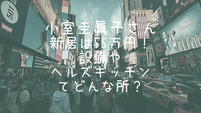 小室圭と眞子さんの新居は55万円 設備やヘルズキッチンてどんな所 Snufkin ｈeart 放浪記
